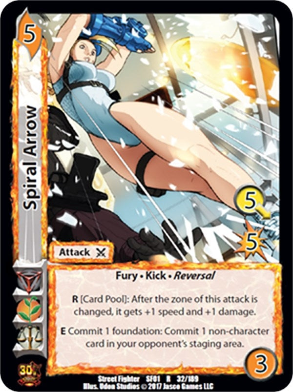 Image for Spiral Arrow (Street Fighter CCG) (32) - UniVersus