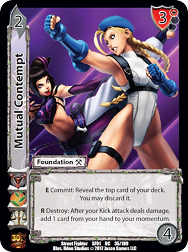 Image for Mutual Contempt (Street Fighter CCG) (35) - UniVersus