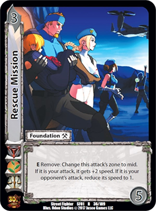 Image for Rescue Mission (Street Fighter CCG) (36) - UniVersus