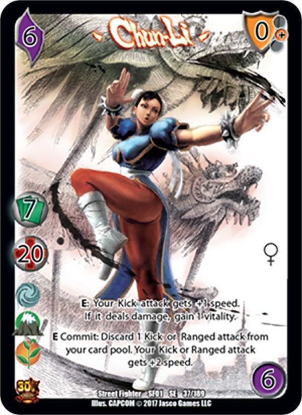 Image for Chun Li (Street Fighter CCG) (37) - UniVersus