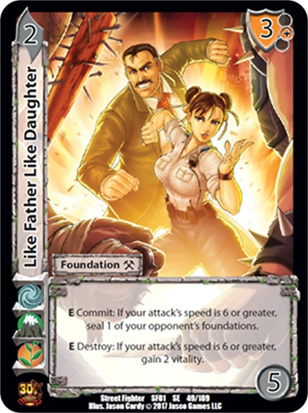 Image for Like Father Like Daughter (Street Fighter CCG) (49) - UniVersus