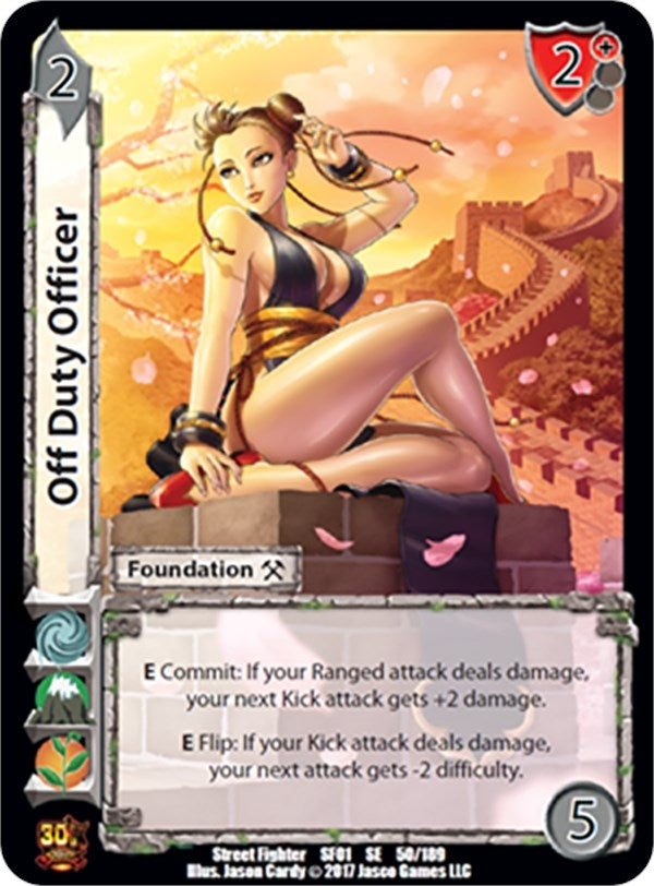 Image for Off Duty Officer (Street Fighter CCG) (50) - UniVersus