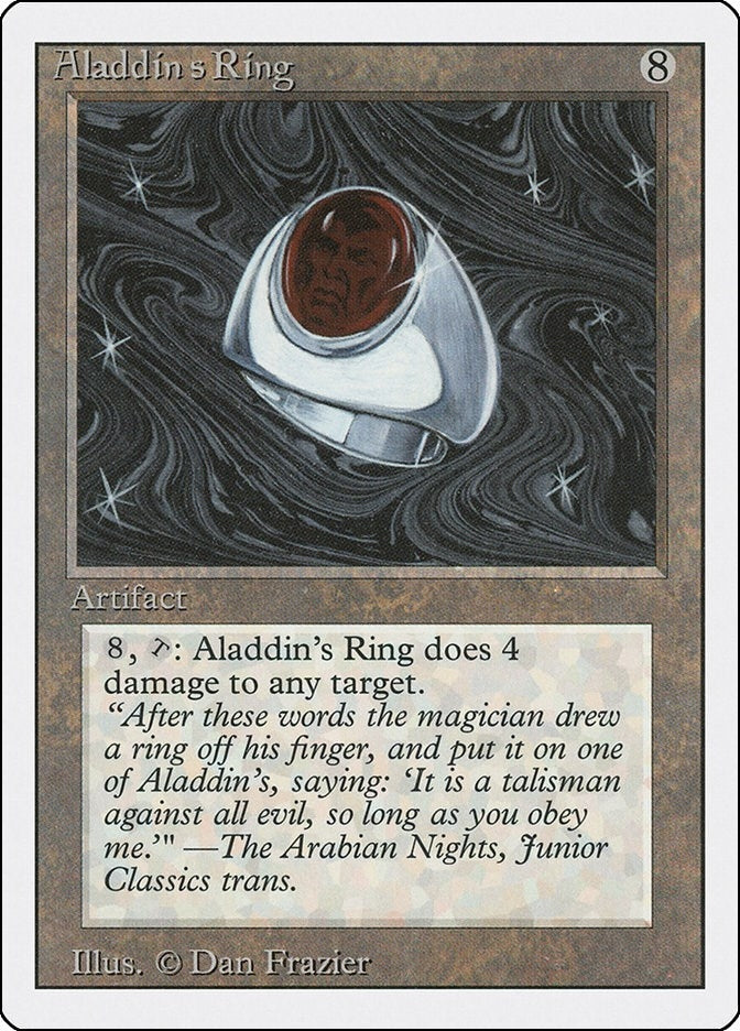 Image for Aladdin's Ring (Revised Edition) - Magic: The Gathering