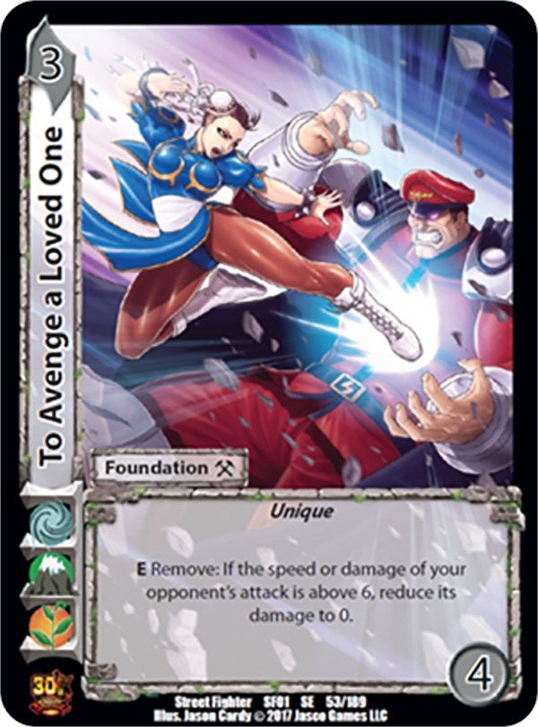 Image for To Avenge a Loved One (Street Fighter CCG) (53) - UniVersus