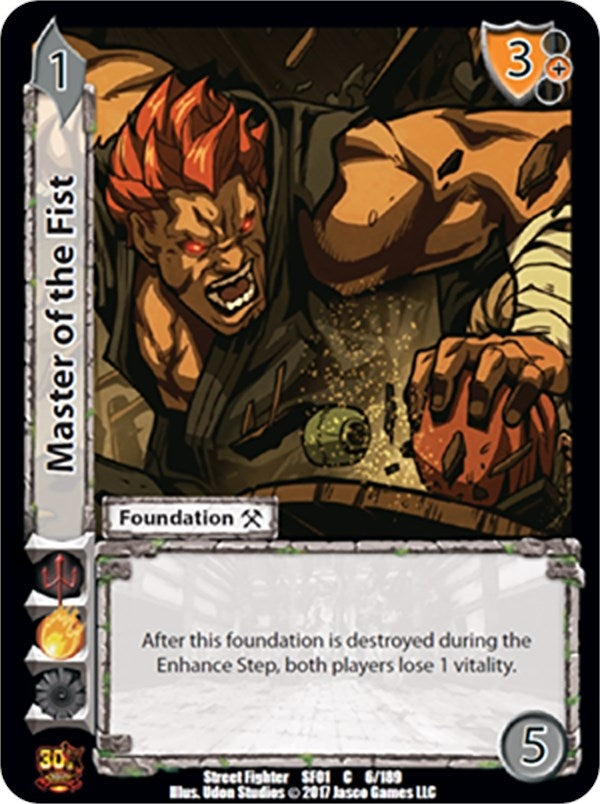 Image for Master of the Fist (Street Fighter CCG) (6) - UniVersus