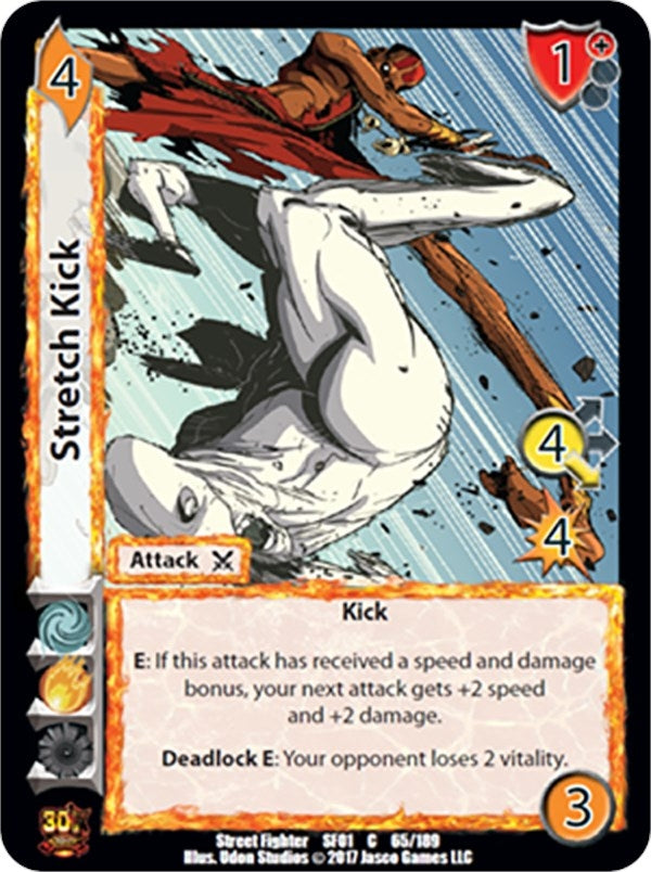 Image for Stretch Kick (Street Fighter CCG) (65) - UniVersus