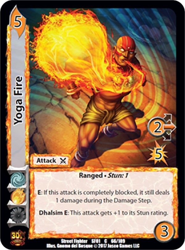 Image for Yoga Fire (Street Fighter CCG) (66) - UniVersus