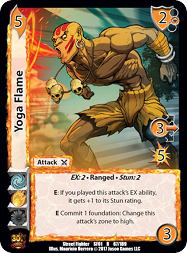 Image for Yoga Flame (Street Fighter CCG) (67) - UniVersus