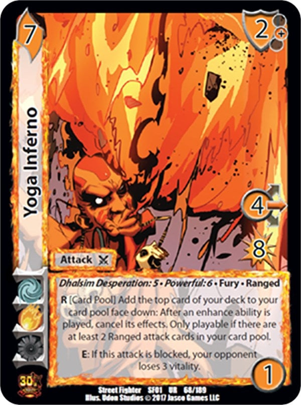 Image for Yoga Inferno (Street Fighter CCG) (68) - UniVersus