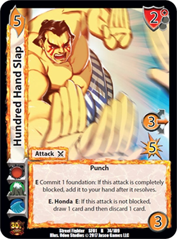 Image for Hundred Hand Slap (Street Fighter CCG) (74) - UniVersus