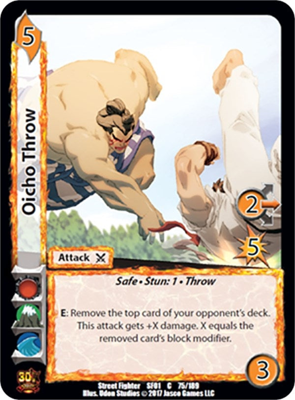 Image for Oicho Throw (Street Fighter CCG) (75) - UniVersus