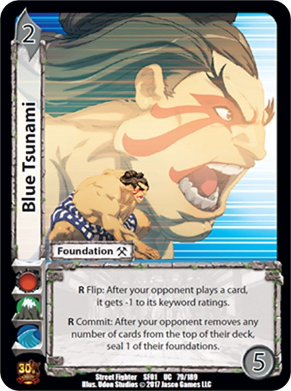 Image for Blue Tsunami (Street Fighter CCG) (79) - UniVersus