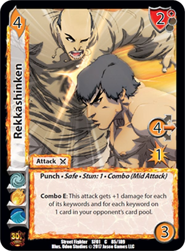 Image for Rekkashinken (Street Fighter CCG) (85) - UniVersus