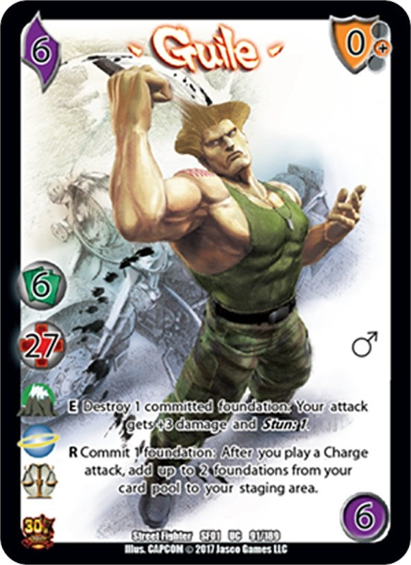 Image for Guile (Street Fighter CCG) (91) - UniVersus