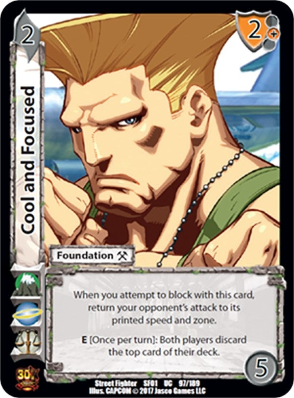 Image for Cool and Focused (Street Fighter CCG) (97) - UniVersus
