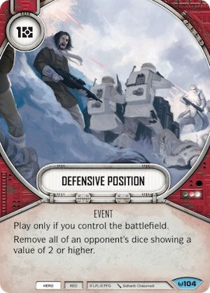 Image for Defensive Position (Awakenings) (104) - Star Wars: Destiny