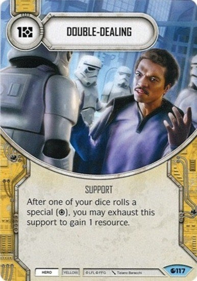 Image for Double-Dealing (Spirit of Rebellion) (117) - Star Wars: Destiny
