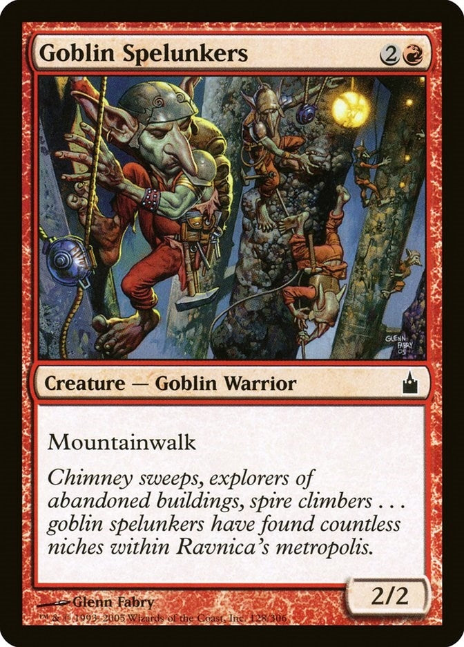 Image for Goblin Spelunkers (Ravnica: City of Guilds) (128) - Magic: The Gathering
