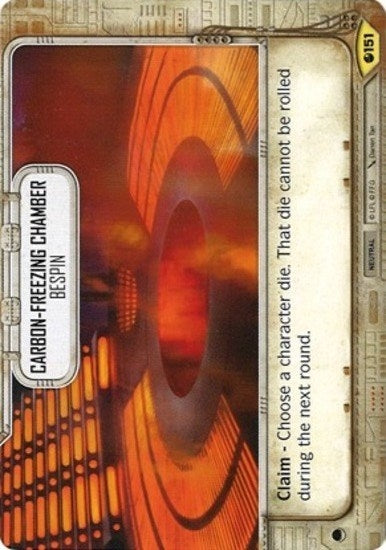 Image for Carbon-Freezing Chamber - Bespin (Spirit of Rebellion) (151) - Star Wars: Destiny