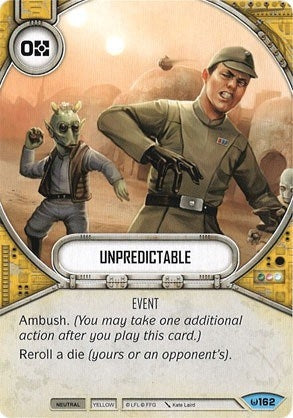 Image for Unpredictable (Awakenings) (162) - Star Wars: Destiny