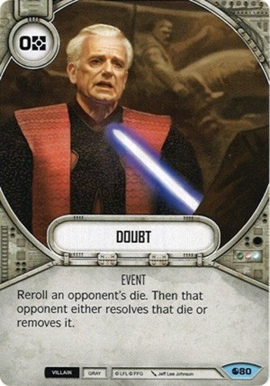 Image for Doubt (Spirit of Rebellion) (80) - Star Wars: Destiny