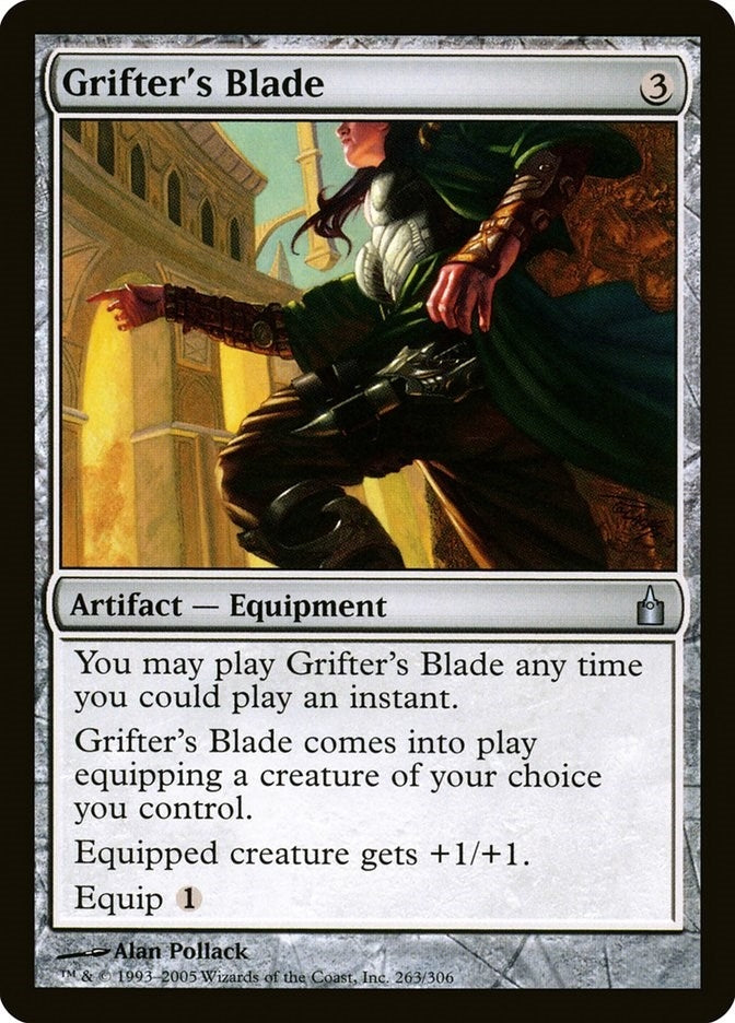 Image for Grifter's Blade (Ravnica: City of Guilds) (263) - Magic: The Gathering
