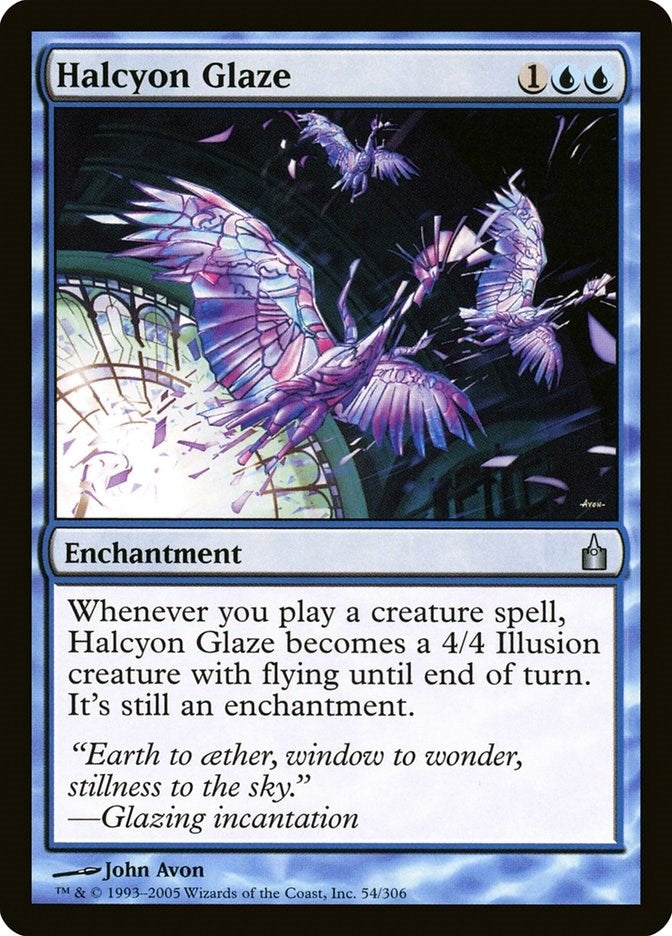 Image for Halcyon Glaze (Ravnica: City of Guilds) (54) - Magic: The Gathering