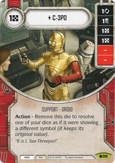 Image for C-3PO (Spirit of Rebellion) (30) - Star Wars: Destiny