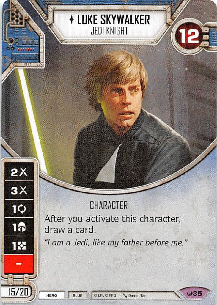 Image for Luke Skywalker - Jedi Knight (Awakenings) (35) - Star Wars: Destiny