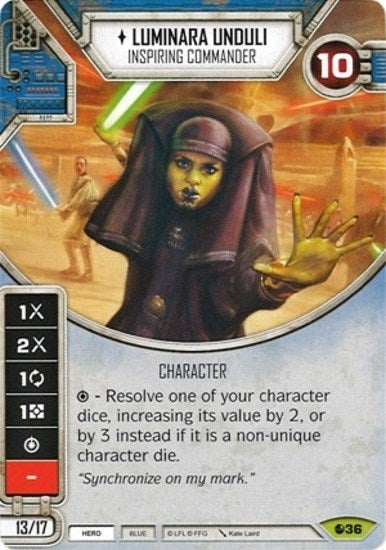 Image for Luminara Unduli - Inspiring Commander (Spirit of Rebellion) (36) - Star Wars: Destiny