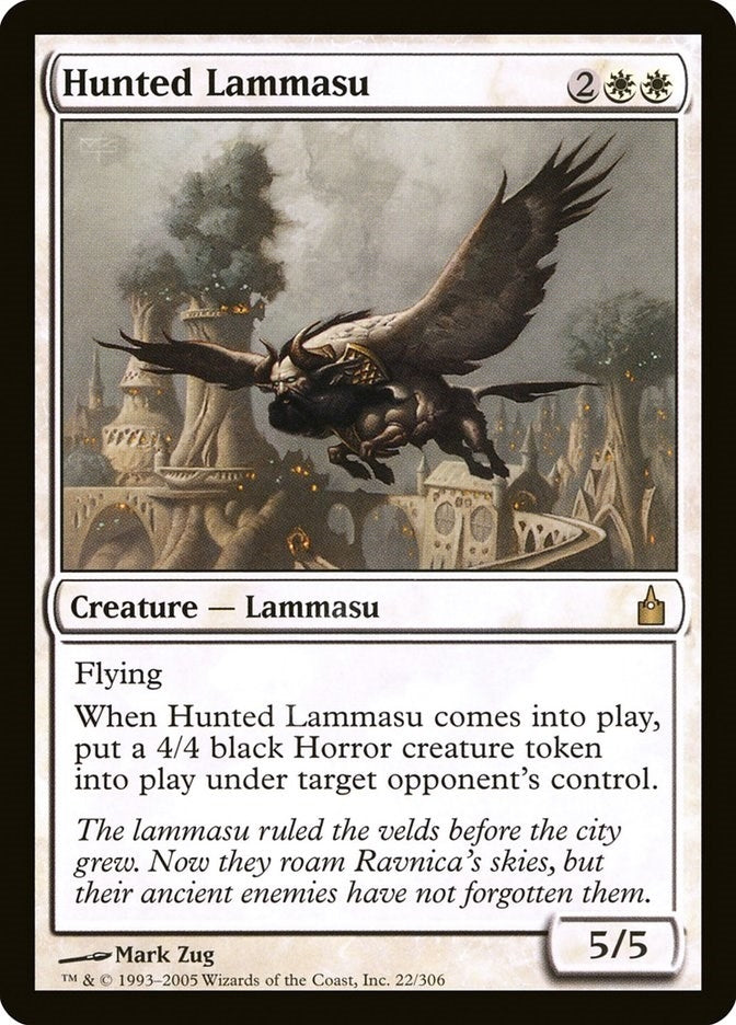 Image for Hunted Lammasu (Ravnica: City of Guilds) (22) - Magic: The Gathering