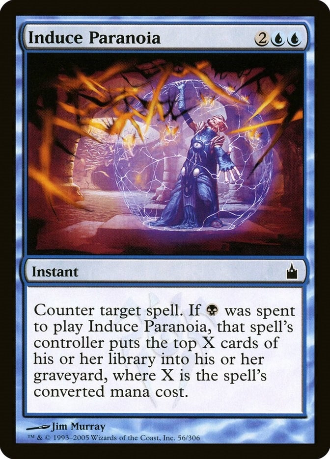 Image for Induce Paranoia (Ravnica: City of Guilds) (56) - Magic: The Gathering