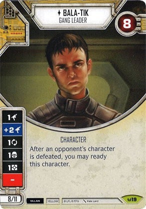 Image for Bala-Tik - Gang Leader (Card Only) (Awakenings) (19) - Star Wars: Destiny