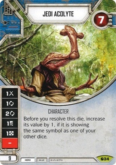 Image for Jedi Acolyte (Card Only) (Spirit of Rebellion) (34) - Star Wars: Destiny