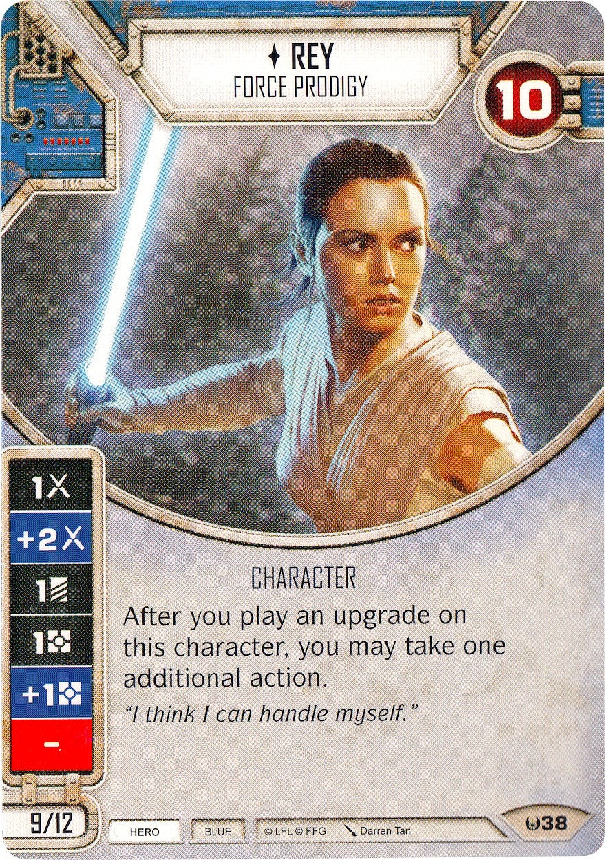 Image for Rey - Force Prodigy (Card Only) (Awakenings) (38) - Star Wars: Destiny
