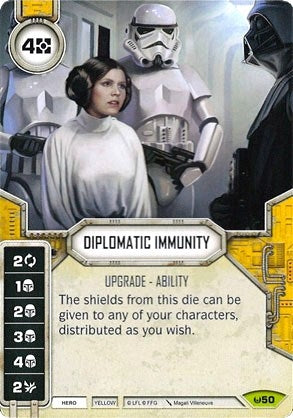 Image for Diplomatic Immunity (Card Only) (Awakenings) (50) - Star Wars: Destiny