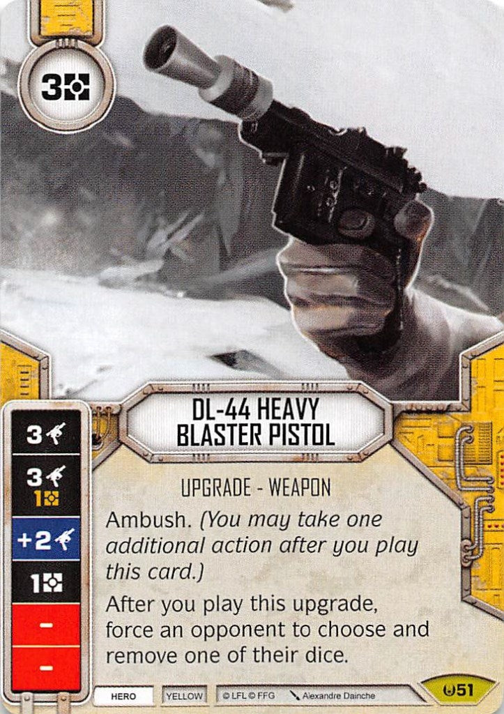 Image for DL-44 Heavy Blaster Pistol (Card Only) (Awakenings) (51) - Star Wars: Destiny