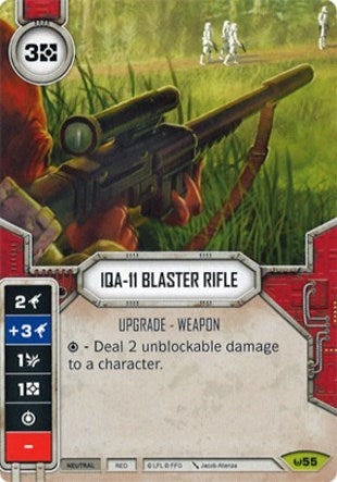 Image for IQA-11 Blaster Rifle (Card Only) (Awakenings) (55) - Star Wars: Destiny
