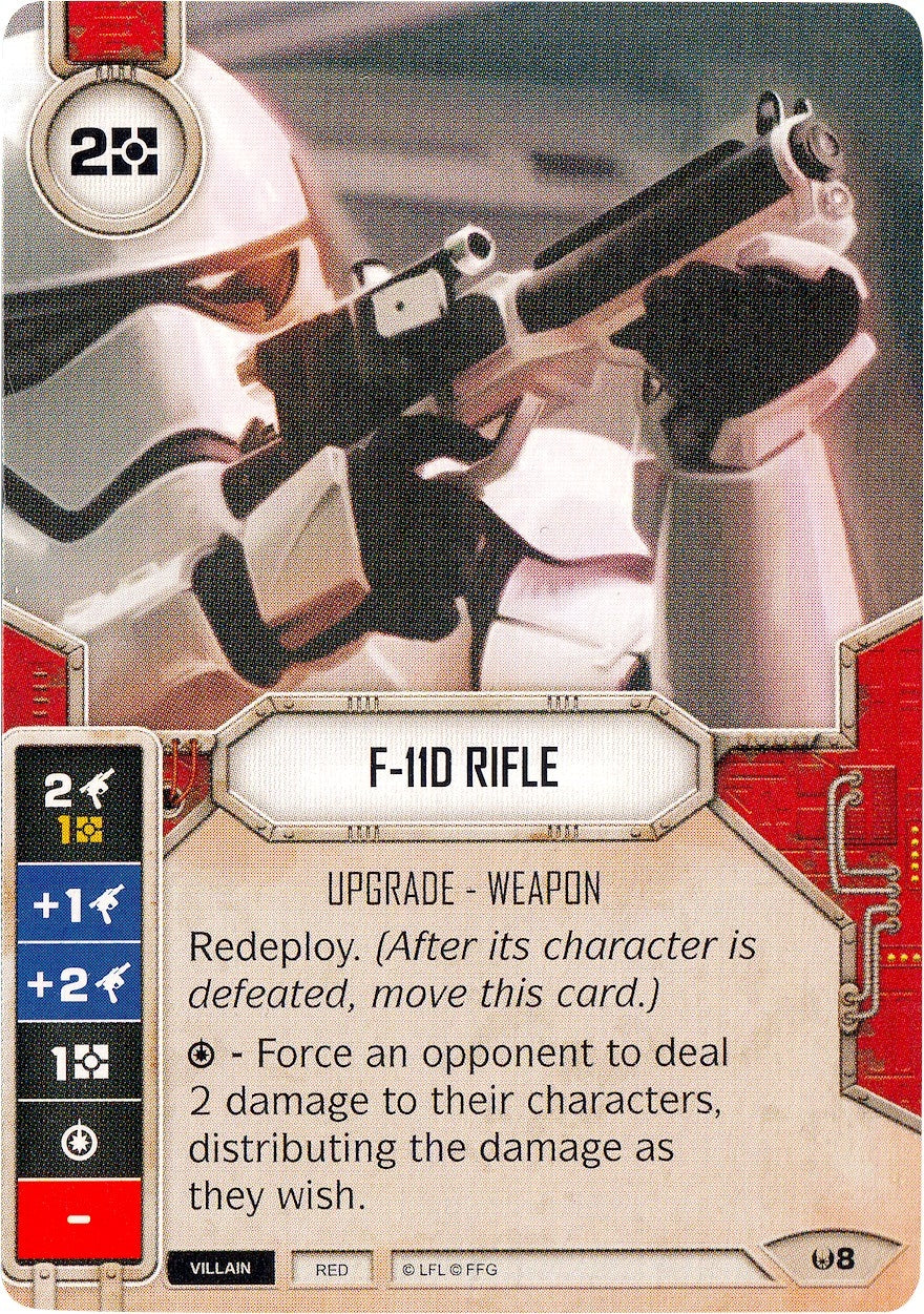 Image for F-11D Rifle (Card Only) (Awakenings) (8) - Star Wars: Destiny