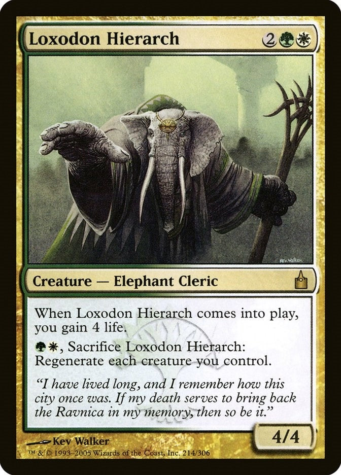 Image for Loxodon Hierarch (Ravnica: City of Guilds) (214) - Magic: The Gathering