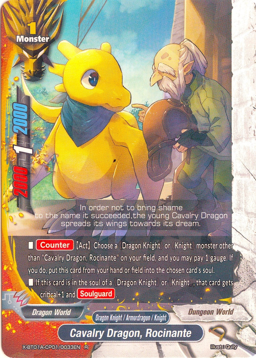 Image for Cavalry Dragon, Rocinante (Crossing Generations) (X-BT01A-CP01/0033EN) - Future Card BuddyFight
