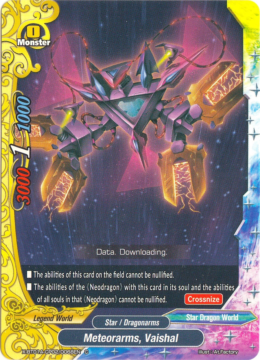 Image for Meteorarms, Vaishal (Crossing Generations) (X-BT01A-CP02/0068EN) - Future Card BuddyFight