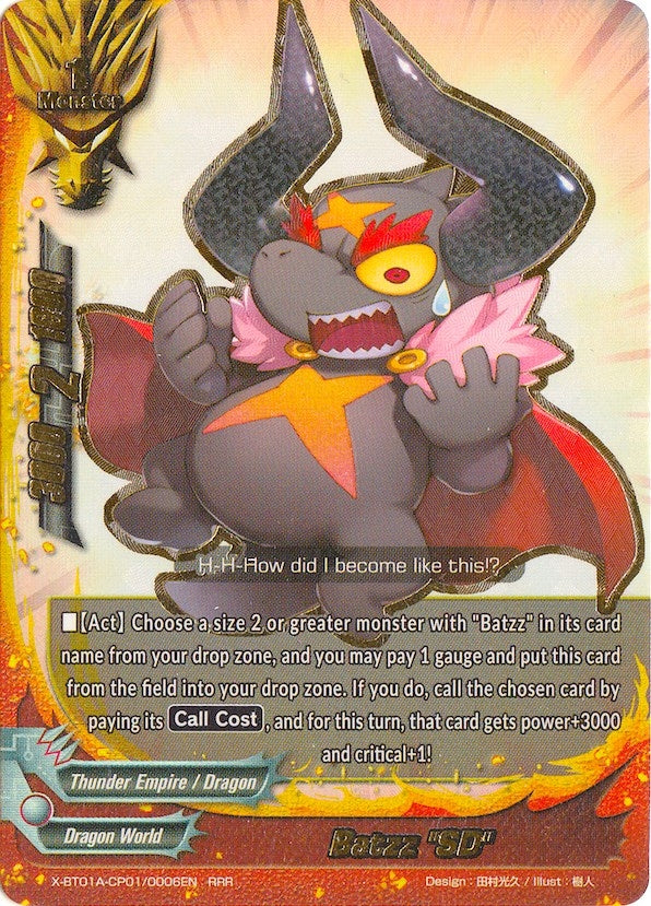 Image for Batzz "SD" (Crossing Generations) (X-BT01A-CP01/0006EN) - Future Card BuddyFight