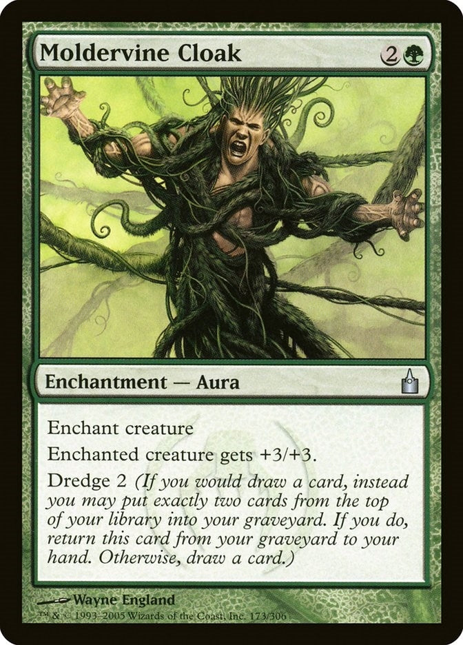 Image for Moldervine Cloak (Ravnica: City of Guilds) (173) - Magic: The Gathering