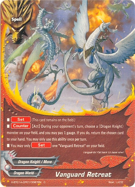 Image for Vanguard Retreat (Crossing Generations) (X-BT01A-CP01/0067EN) - Future Card BuddyFight
