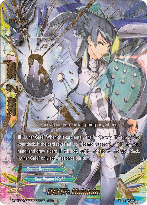 Image for RA07: Heinlein (Crossing Generations) (X-BT01A-CP02/0007EN) - Future Card BuddyFight