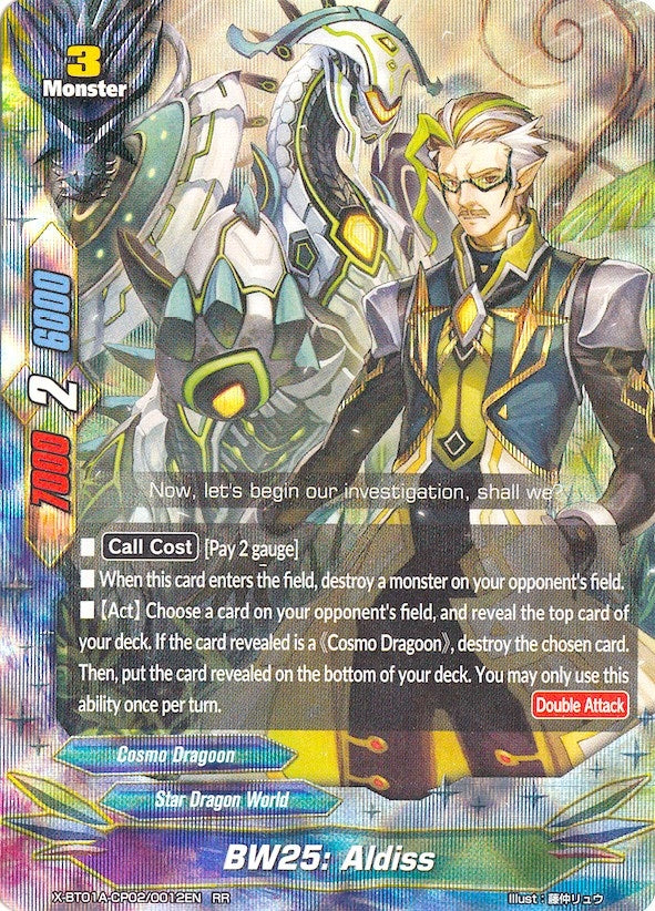 Image for BW25: Aldiss (Crossing Generations) (X-BT01A-CP02/0012EN) - Future Card BuddyFight