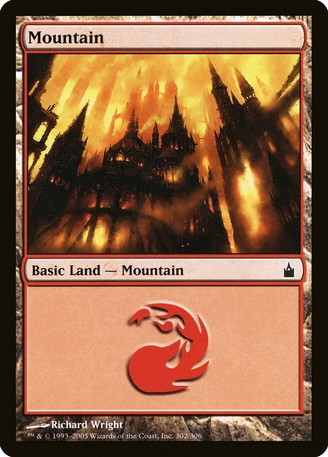 Image for Mountain (302) (Ravnica: City of Guilds) (302) - Magic: The Gathering