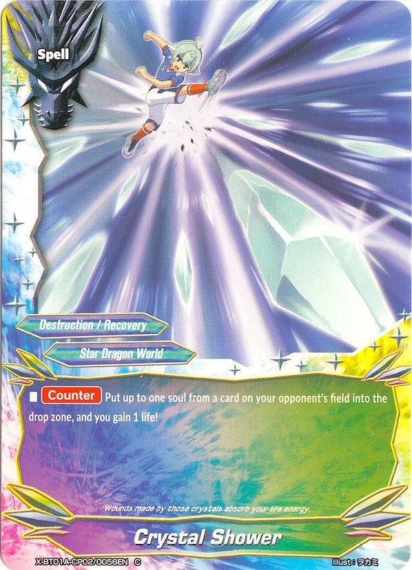 Image for Crystal Shower (Crossing Generations) (X-BT01A-CP02/0056EN) - Future Card BuddyFight