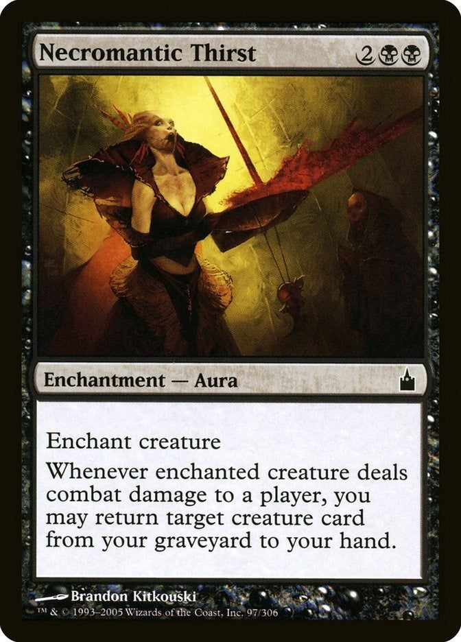 Image for Necromantic Thirst (Ravnica: City of Guilds) (97) - Magic: The Gathering